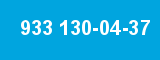 933 130-04-37 933 130-04-37